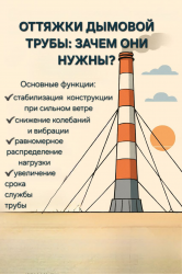 Оттяжки дымовой трубы: зачем они нужны?